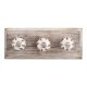 Plumeria Mystical Flower Ceramic Wooden Hooks
